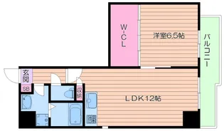 レジディア堺筋本町【7階】の間取り