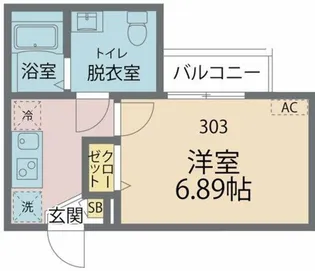 カインドネス海老名II【3階】の間取り