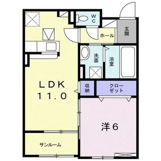アバンツァート石垣 II【1階】の間取り