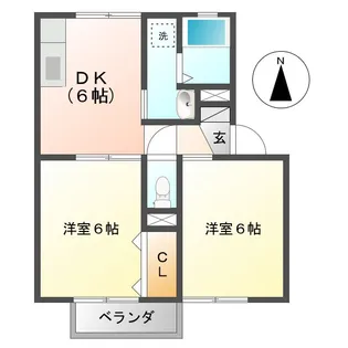 セジュール大宮【2階】の間取り