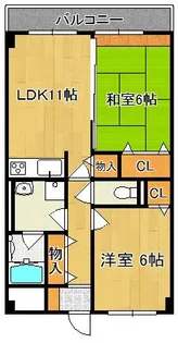 ルートツエルヴ【4階】の間取り