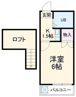 ジュネス芦谷【1階】の間取り