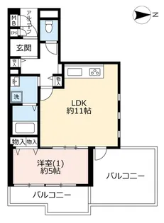 URエステート池上【3階】の間取り