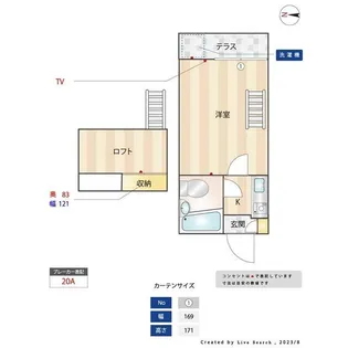 セリバシ笹塚【1階】の間取り