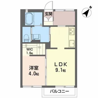 ファミール・セト【2階】の間取り