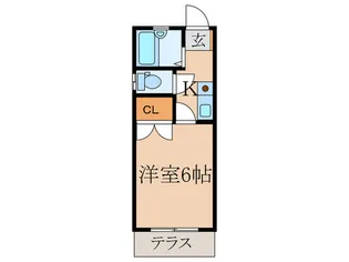 メゾン・ド・イグサ【1階】の間取り