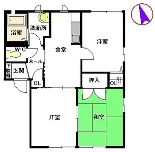 サクラージュ D棟【1階】の間取り