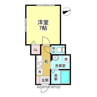 Libra京成大和田【1階】の間取り