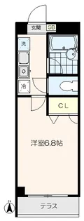 ヴィラブラウ【1階】の間取り