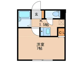 シャルムドミール成増【1階】の間取り