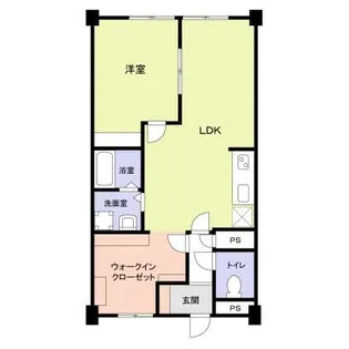 綾東ヴィレッジ壱番館【4階】の間取り