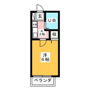 ソレイユ長野【1階】の間取り
