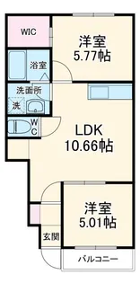 メゾンマーズ【1階】の間取り