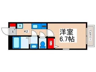 アム-ル【2階】の間取り