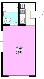 コーポ鷹匠【2階】の間取り