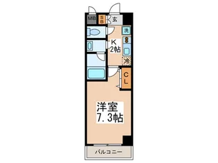 Reveur Shinagawa-リヴェ-ル品川【4階】の間取り