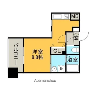 浄水プレイス【5階】の間取り