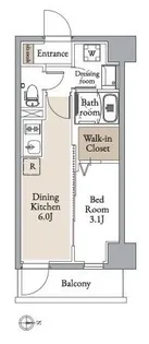 グランカーサ住吉II【9階】の間取り