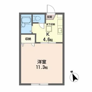 パティオス仙台【1階】の間取り