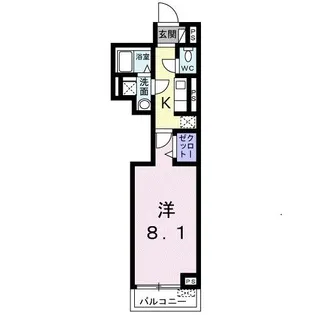 スアヴィス舎人【5階】の間取り