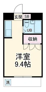 シャルム大堀【4階】の間取り
