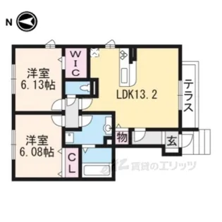 SejourFonte【1階】の間取り