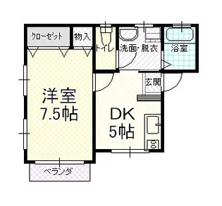 ポポラーレ【1階】の間取り