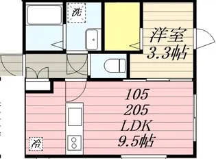 MALLOW(マロウ)【1階】の間取り
