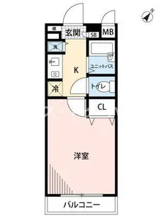 マイナビSTAYミライエ千石SOUTHWEST【3階】の間取り