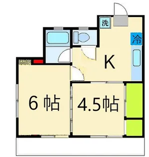 ユニバーサルマンションI【3階】の間取り