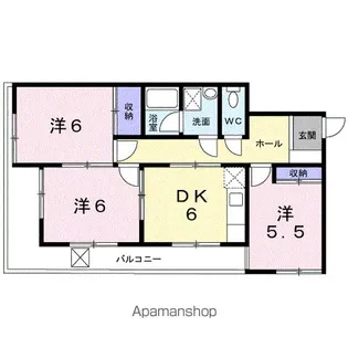 ロイヤルタウン【3階】の間取り