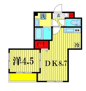 パインリーブス【1階】の間取り
