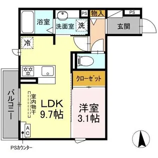 D-Hills領家II【2階】の間取り