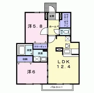 パインヒルズ【1階】の間取り