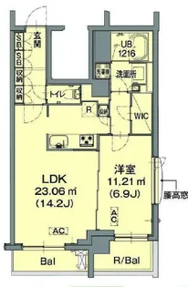 不二美屋III【6階】の間取り