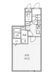 THE PALMS大島【1階】の間取り
