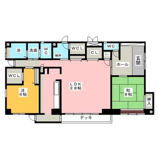 ソレアード【1階】の間取り