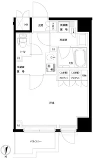 ルーブル木場【3階】の間取り