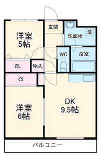 HR-Hills【3階】の間取り