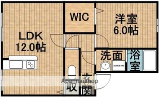 リビングタウン愛野南C棟【2階】の間取り