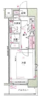 デュアレス愛宕虎ノ門【3階】の間取り