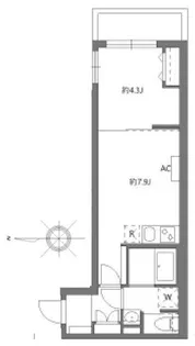 セレヌコート池袋本町【3階】の間取り