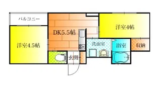 Domani【4階】の間取り
