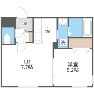 SMILE ARK・M【4階】の間取り