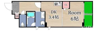 フェリスコート鶴見【2階】の間取り