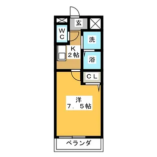 SUN PISCES【4階】の間取り