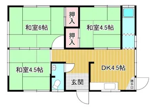 愛媛県新居浜市大生院【一戸建】の間取り