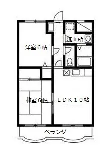 ドリームマンション【2階】の間取り