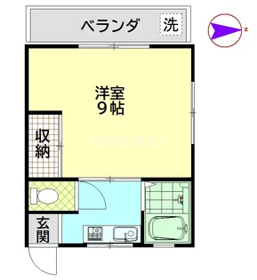 サンハウス松本C【2階】の間取り