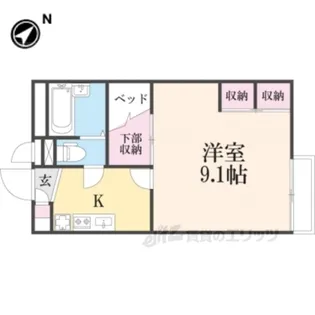 レオパレス東菜畑2【2階】の間取り